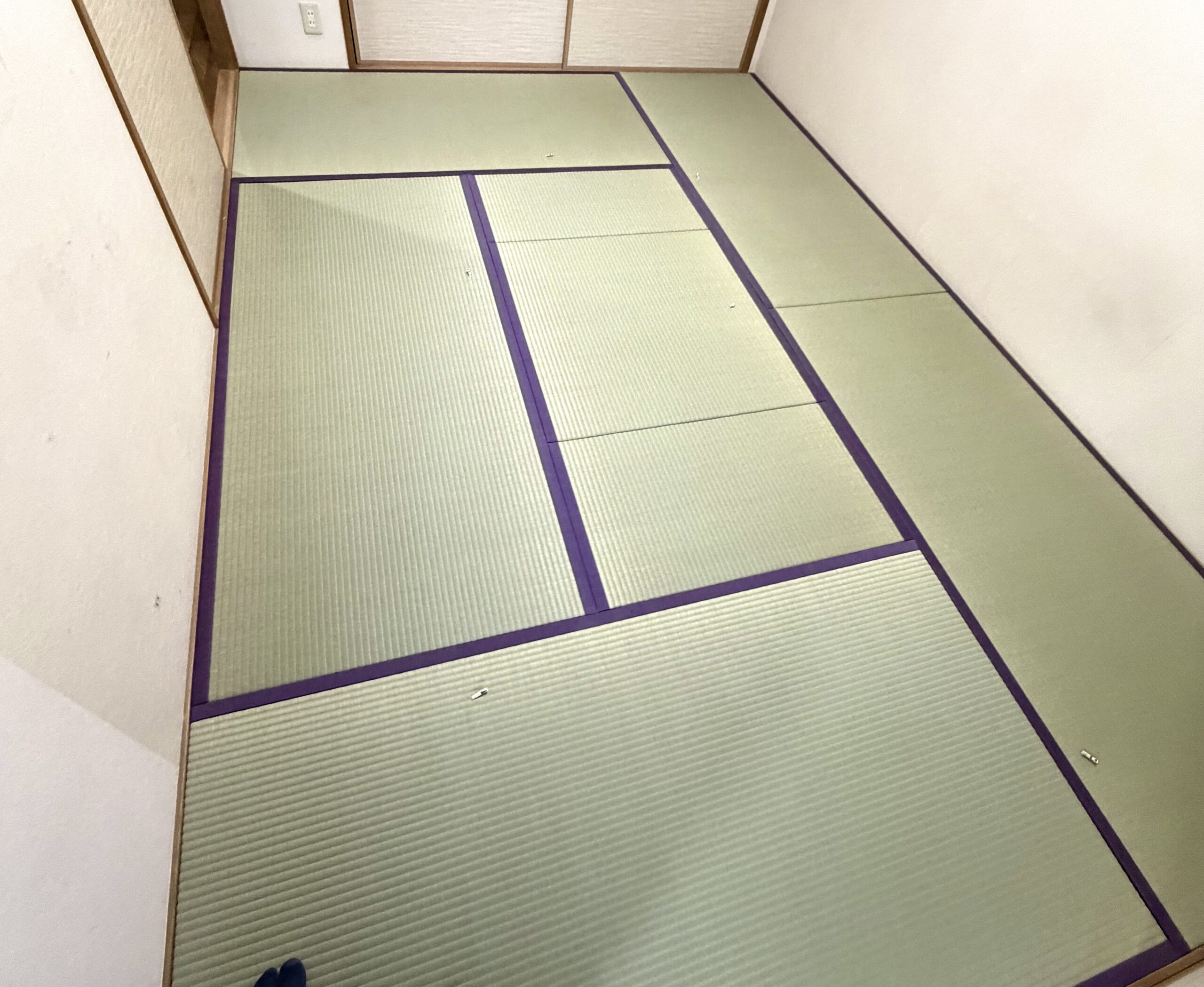 大阪市西淀川区　掘りごたつのある和室へ畳新調施工