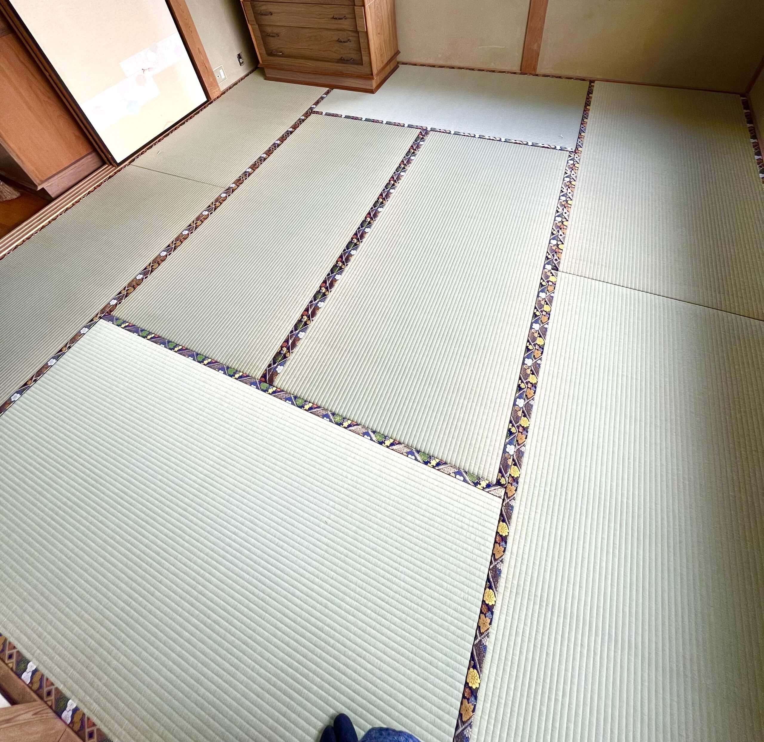 1番抜き熊本県産天然い草　グレード:絹織/金蘭